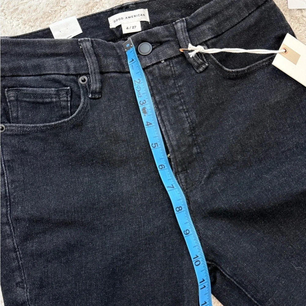 NWT - Good American Women’s Black High-rise Jeggings - Size 4 - Picture 7 of 8